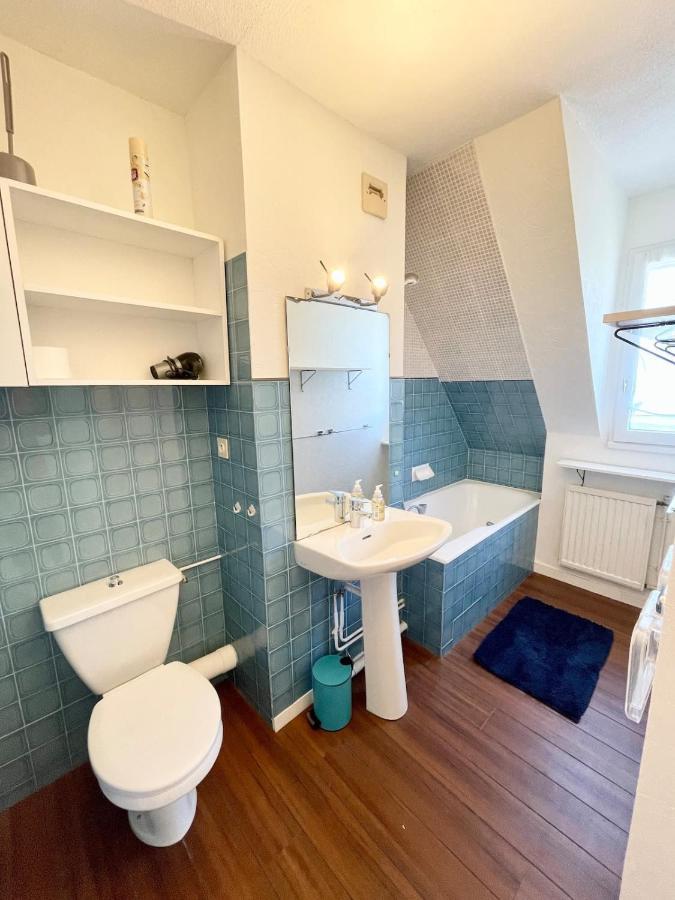 T3 Duplex Top Cosy Balcon 300M Des Plages Carnac Exteriör bild